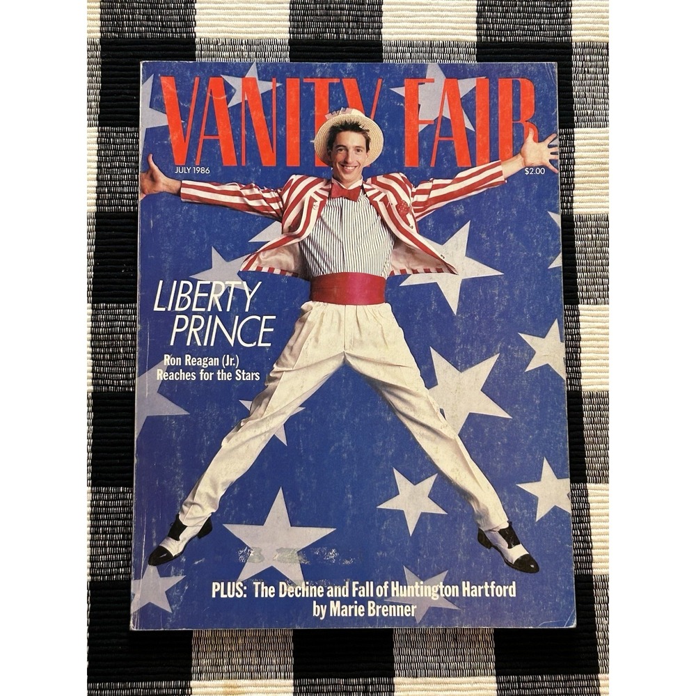 Vanity Fair Magazines 1986 (Lot Of 3) Sean Penn, Bianca Jagger + Ron Reagan Jr - Picture 3 of 9